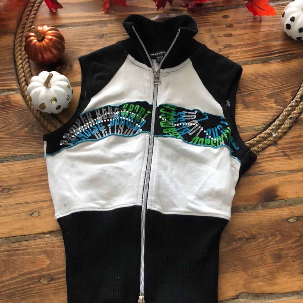 BEBE SPORT full zip vest